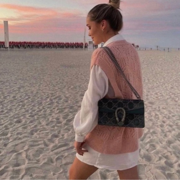 NWT ZARA Jewel Button sleeveless knit vest Blogger Fav. - Picture 4 of 10